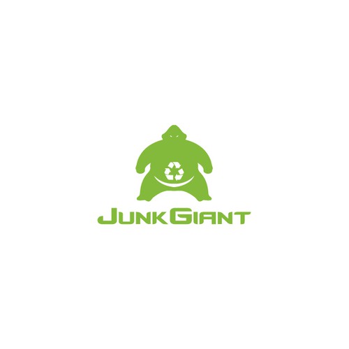 Create a modern, eye-catching logo for junk removal company Junk Giant. Design by White Stories