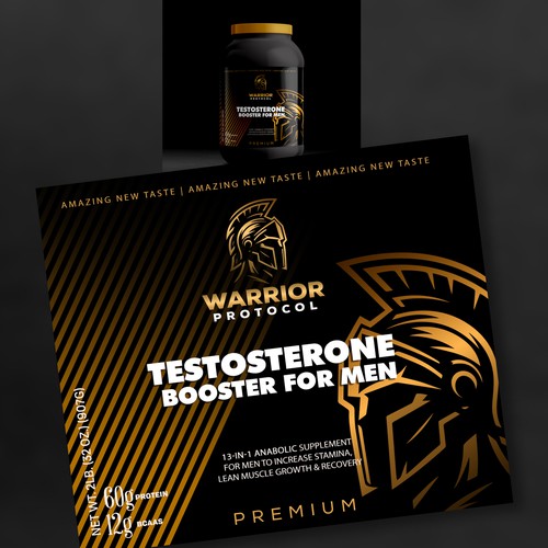NEED a SUPERB design for men testosterone supplement Design by haarkoubi