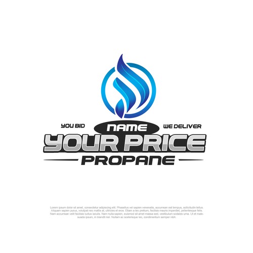 we need a design that will grab the eye for ordering propane and propane pricing. Diseño de pixelgrapiks