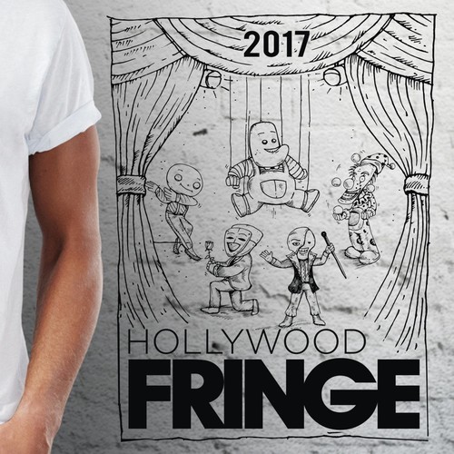 The 2017 Hollywood Fringe Festival T-Shirt Diseño de BRTHR-ED