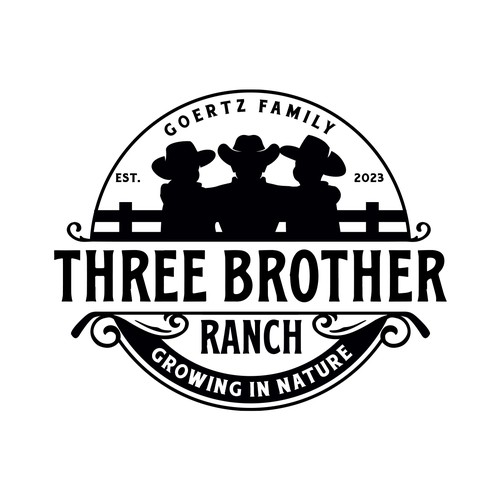 Designs Three Brothers Ranch Logo design contest
