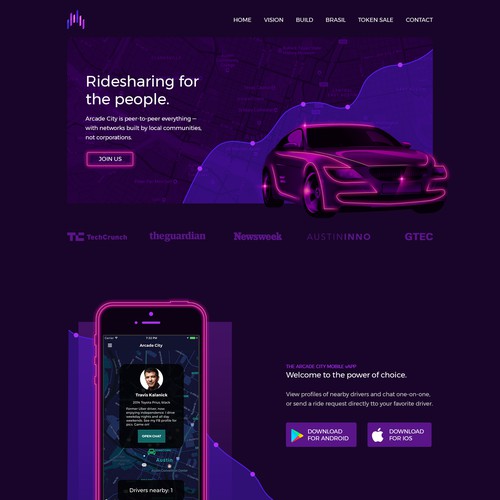Design-Entwurf in der Kategorie Webseiten-Design von Sling Machine