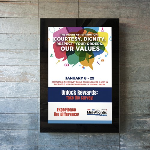 Acme Survey Need 100% Participation Design by websmartusa