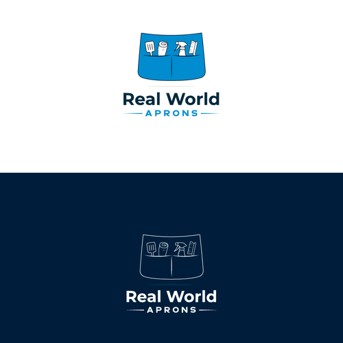 Real World Aprons Logo Design by QuickCrea™