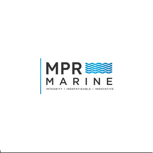 A Logo for a young, fresh, but with a nod to tradition, Maritime Consulting and Support Company. Design by pecas