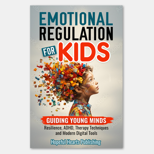 A fresh and powerful book cover design for a book about emotional regulation for kids Design réalisé par Graph Webs