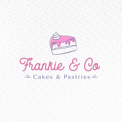 Fun logo for cake shop in Lisbon Diseño de Marea Design