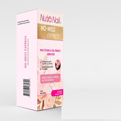 Nutra Nail Gel Remover Design by VIVID_Design.