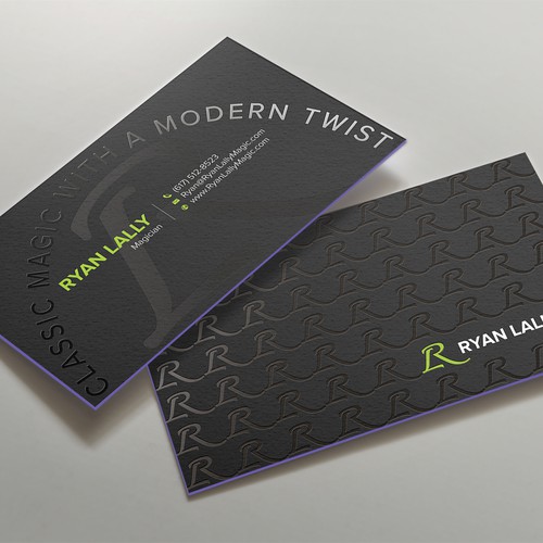 Design a magician's business card Design by kaylee CK