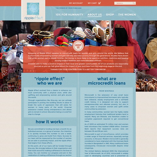 Designs | Ripple Effect needs a new website design | Web page design ...