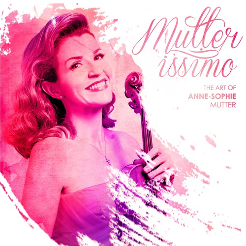 Illustrate the cover for Anne Sophie Mutter’s new album Diseño de mariby ✅