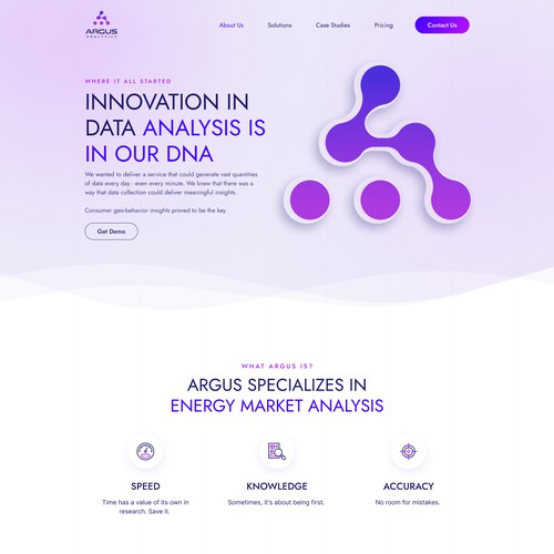 Proposta di design per un contest della categoria Design di sito web realizzata da FuturisticBug