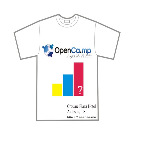 1,000 OpenCamp Blog-stars Will Wear YOUR T-Shirt Design! Diseño de barok