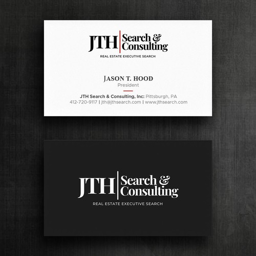 Business Card Design for Executive Search Firm Design by Felix SH