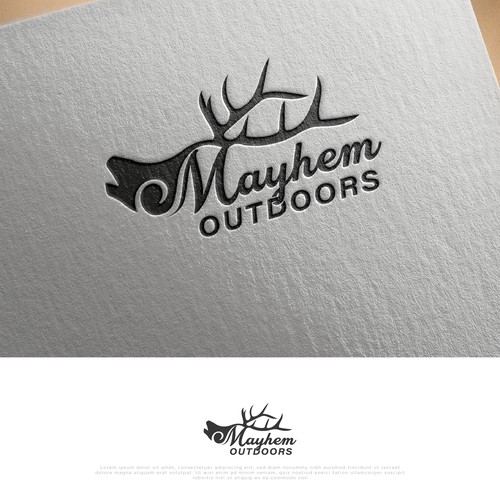 Mayhem Outdoors (outdoor brand) Design by Yuni4769