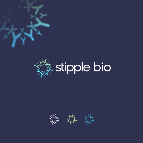 Design a logo for a biotech that uses "molecular stippling" to map out cancer's vulnerabilities Design by immortal™