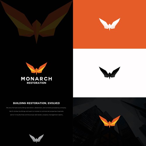 Design a modern clean logo package for a restoration company Design by Danny A