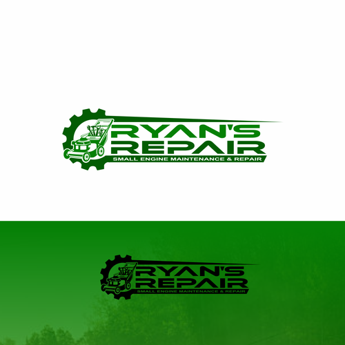 design a minimalist lawn mower repair logo to target homeowners Design by Leydha