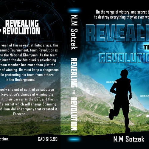 Designs Design an awesome cover for Science/sportsfiction novel