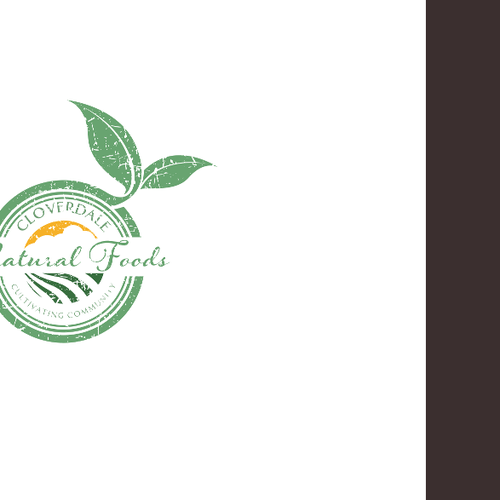 Natural grocery store Logo Design by dx46