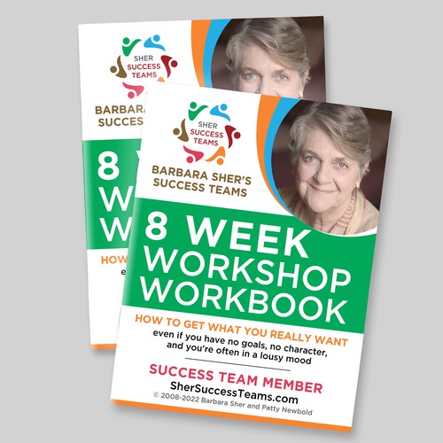 Workbook front cover for adults with big dreams - make me smile Design by Bigpoints