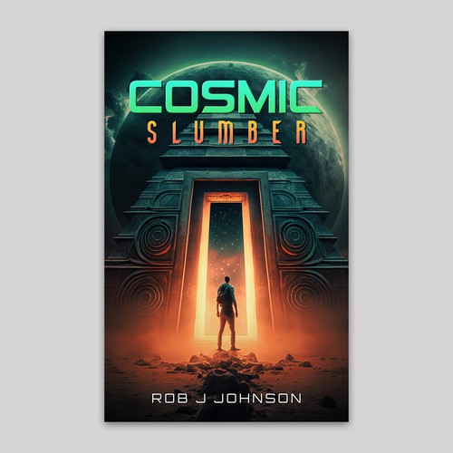 Cover design for Scifi book "Cosmic Slumber" Design réalisé par ydesignz