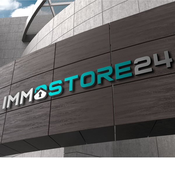 Design by BIN.art titled "immostore24"