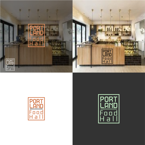 Portland Food Hall Logo & Outdoor Signage Design by Raisyana