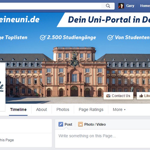 Awesome Facebook Cover for Student Platform Design by GJCDesign