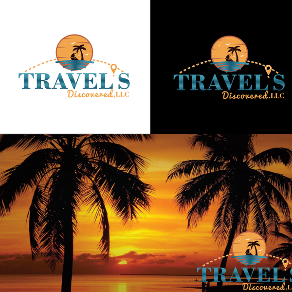 Travel company logo design