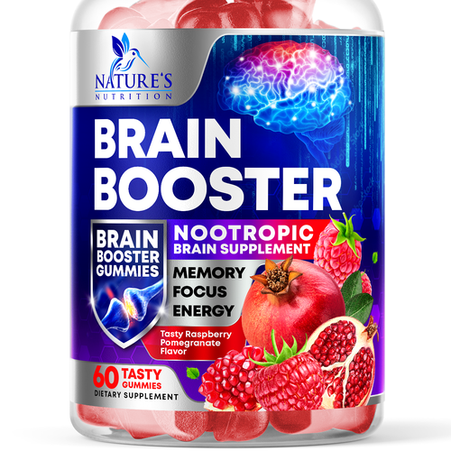 Brain Booster Supplement Design Needed for Nature's Nutrition Design by rembrandtjurin