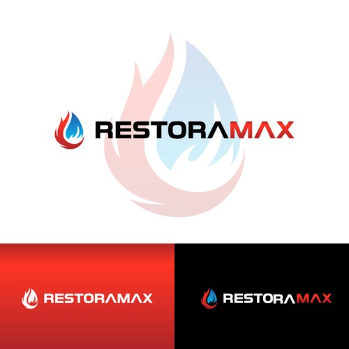 Restoration Company Branding. Design by Hajara Begum