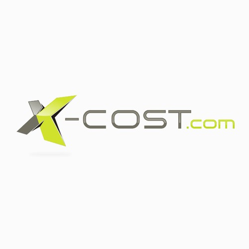 logo for x-cost.com Design by Rozak Ifandi