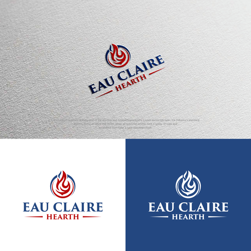 Updated, Warm, Clean brand logo for our Fireplace and Stove collection. Design by MotionPixelll™