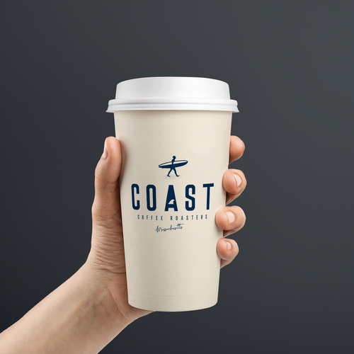 design logo for Coast Coffee Roaster, that will give an ordinary word a cool vibe Design por Helma