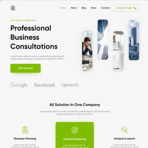 Web page design contest entry by sokolskiyDesign