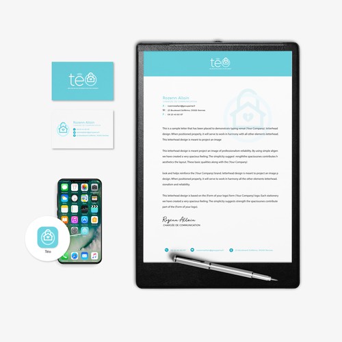 Logo & brand identity pack contest entry by Mélissa Lacoste