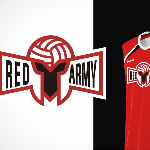 Create a cool, intense, captivating and intimidating logo for a Sports Team - RED ARMY Design by arastanian