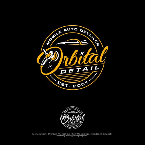 Design Logo for mobile detailing por arteq04