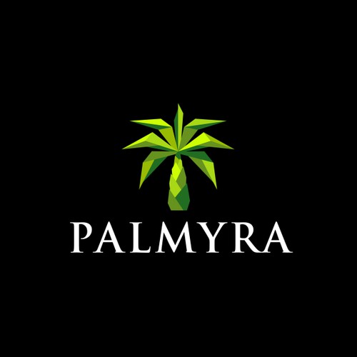 Palmyra Logo Context - Mix of History and Technology Design by Ark4