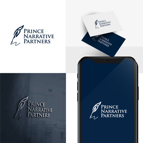 Creative logo design for an executive storytelling firm Design by JosH.Creative™