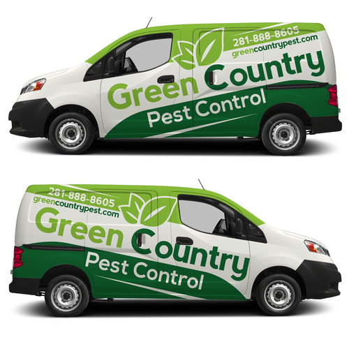 Stunning Wrap for Pest Control Van Design by theANUNGs