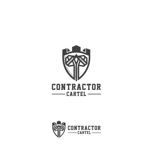 Manly LOGO for the Contractor Cartel Design by eRsiti_Art