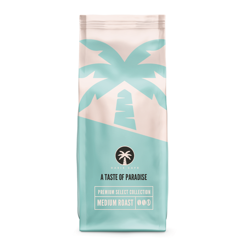 OASIS CAFE COFFEE BEAN PACKAGING DESIGN Design by VoiceDesign