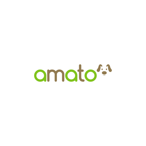 AMATO modern/luxury dog bed logo Design by Fleksograf