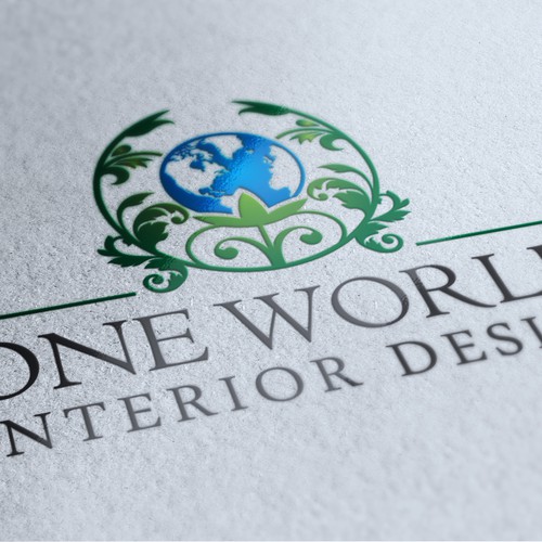 New logo wanted for One World Interior Design Design by Bazilevskyi Anton