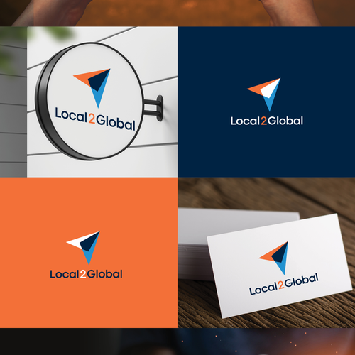 Can you combine a handshake and a globe into a seamless design that is minimal, abstract & trendy? Or, try something new Design von Half-Tone™