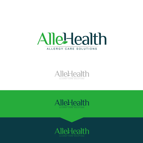 Create a logo for a new allergy company called AlleHealth Design by heymg