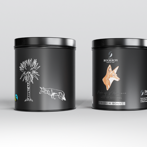 Artistic, luxurious and modern packaging for organic and fair trade coffee bean Diseño de babibola