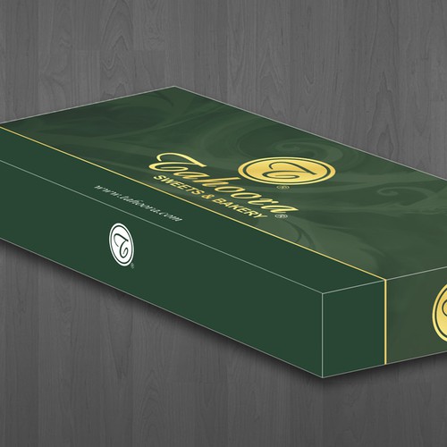 Help Tahoora Sweets & Bakery design their packaging boxes Ontwerp door Velvedy Designs